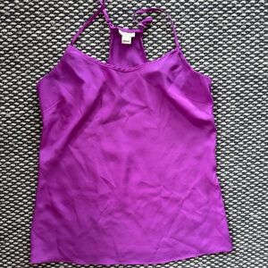 j crew factory purple  blouse tank size 2